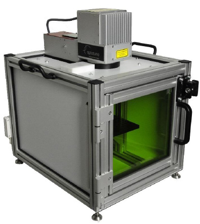 激光打标系统使用的电动聚焦可调镜头 EL-10-42-OF，以及用于快速 Z 轴聚焦的模拟控制器EL-E-OF-A